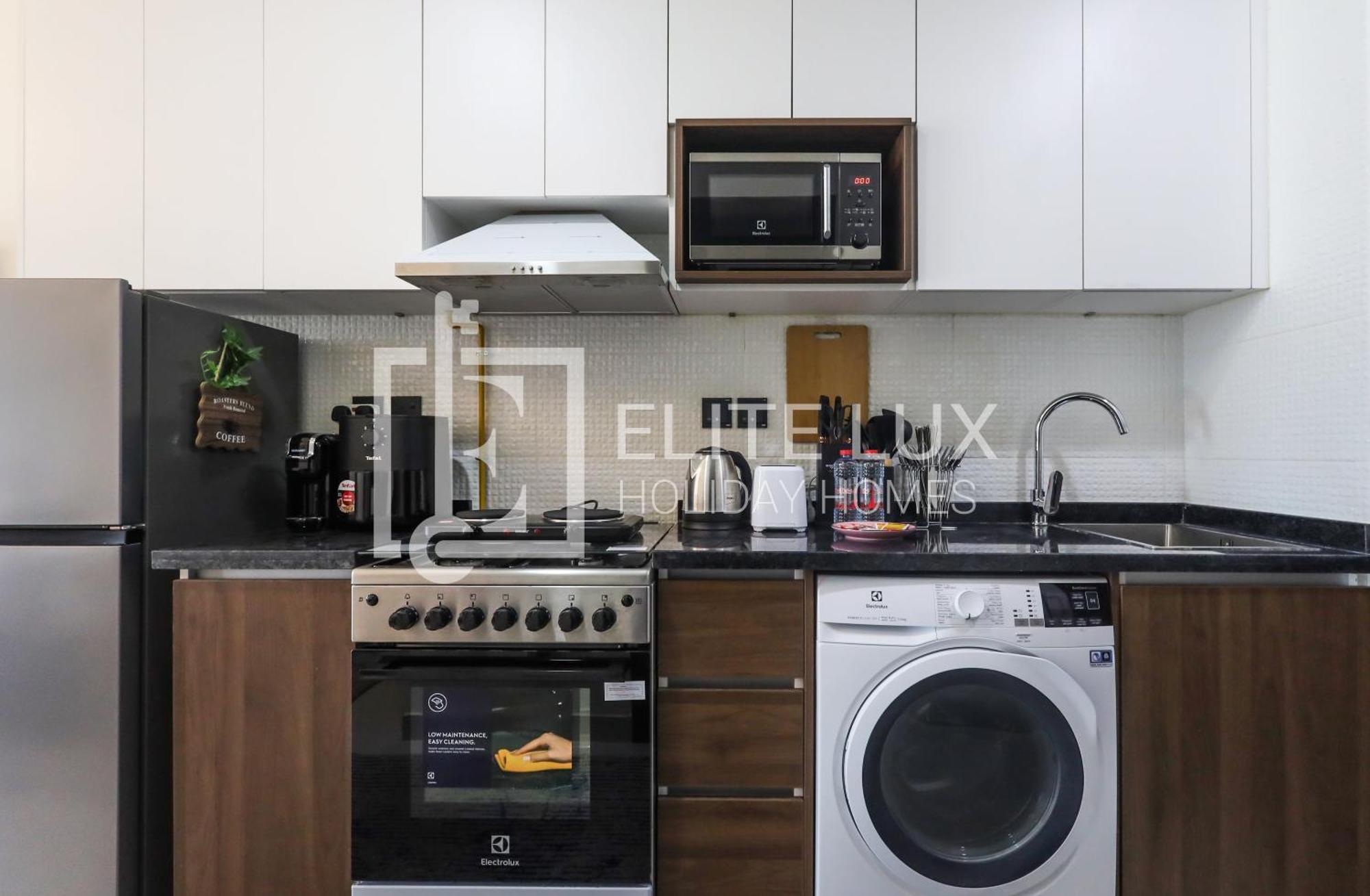 Apartment Elite Lux Homes - Modern Sleek In Arjan Dubai